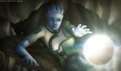 Mass Effect 3 - Лиара Т'Сони. Фанарт